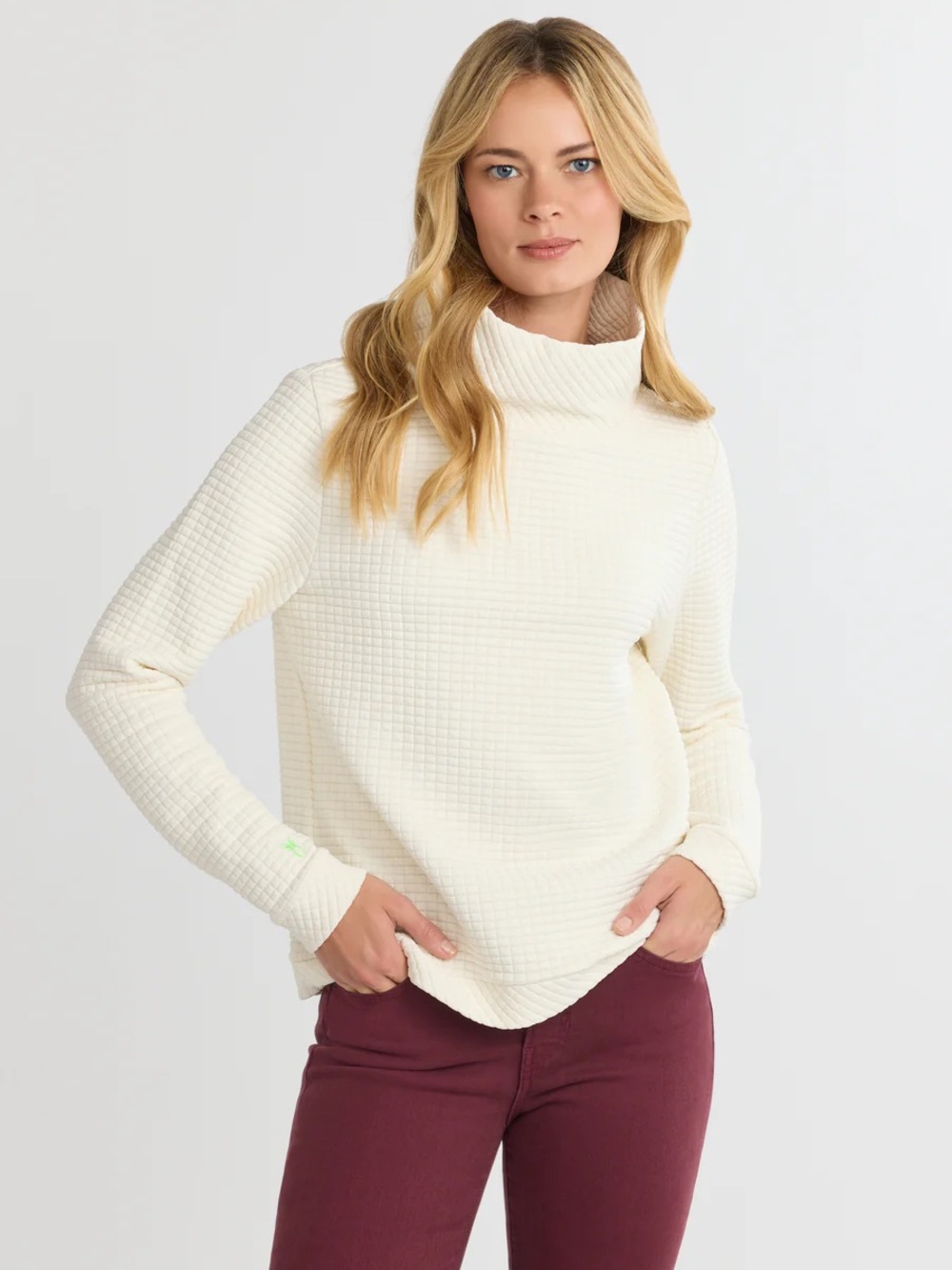 DUDLEY STEPHENS- Park Slope Turtleneck Cream Size XS